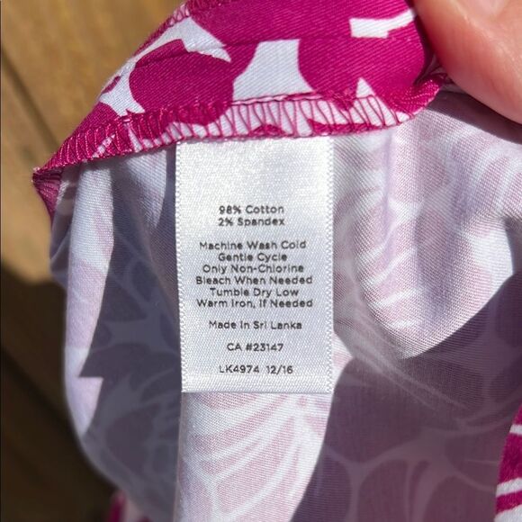 Talbots Women’s Purple Pink Scalloped Bubble Floral Mini Skirt for Casual Wear - Picture 10 of 10